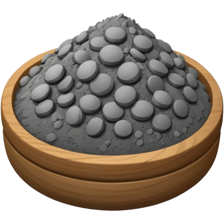 a pile of Ash emoji