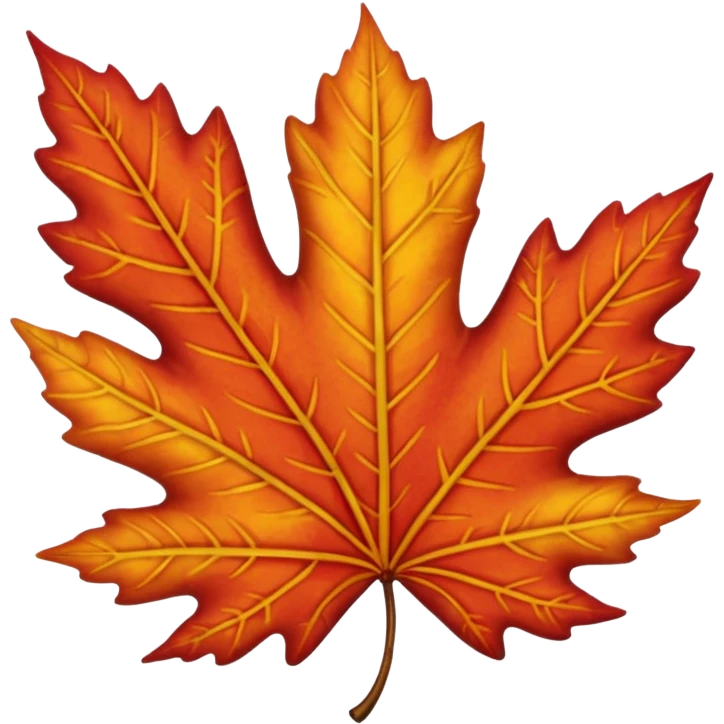 fall leaf emoji