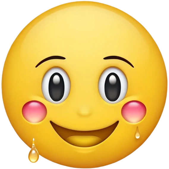 Sweating smiley emoji emoji