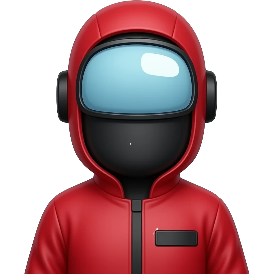 squidgame's frontman that looks like an imposter from among us emoji