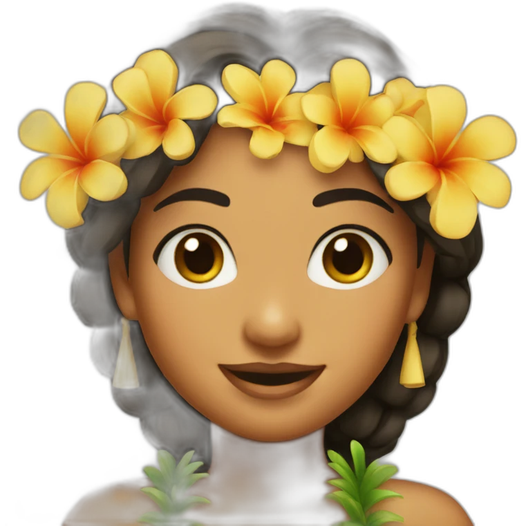 hula girl emoji