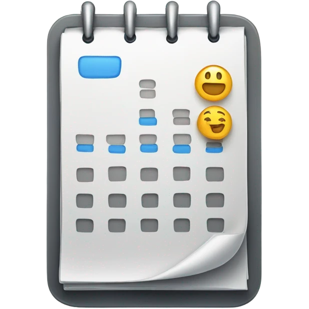 scheduler icon emoji