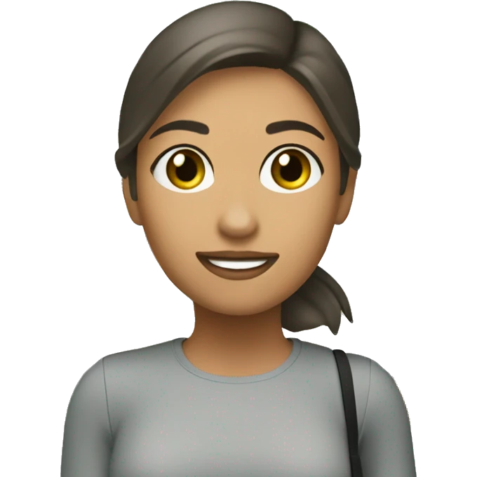 AI Shopping assistant called Maia, use accent color green. it should be female and helo you with grocery shoppi emoji