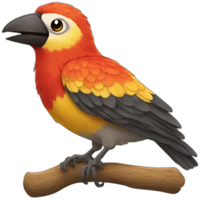 Pájaro loco emoji