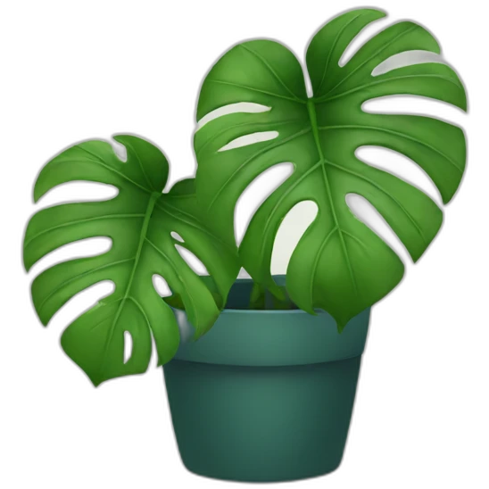 monstera emoji