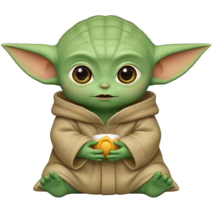 baby yoda, cute emoji