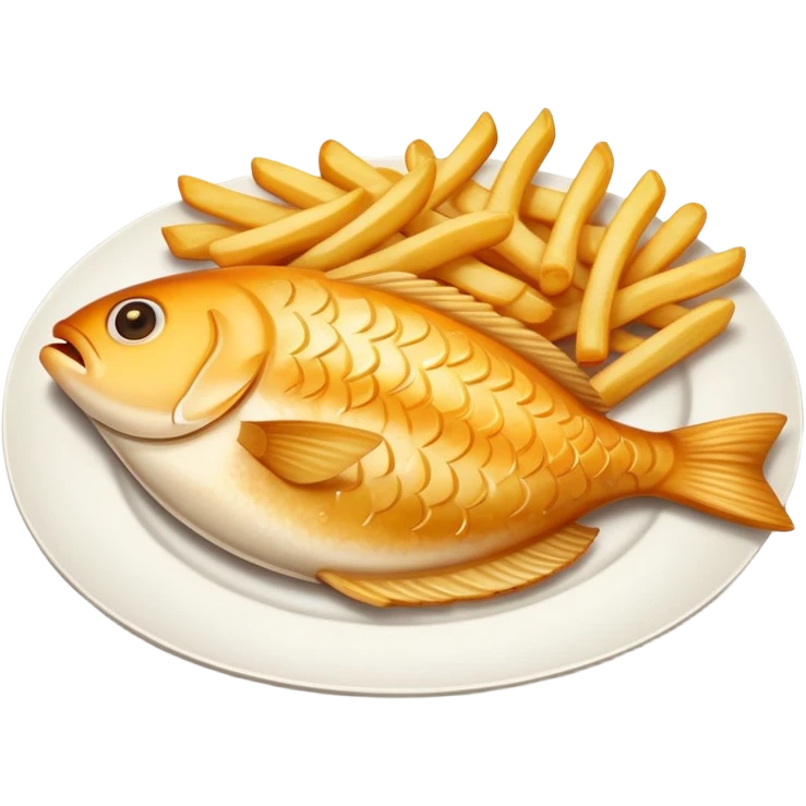 Fries fish emoji