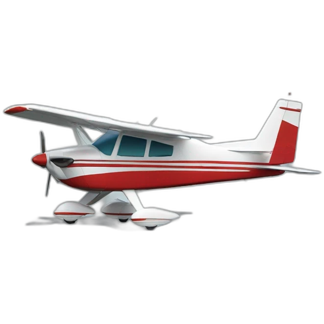 Real airplane cessna modelo 182 emoji