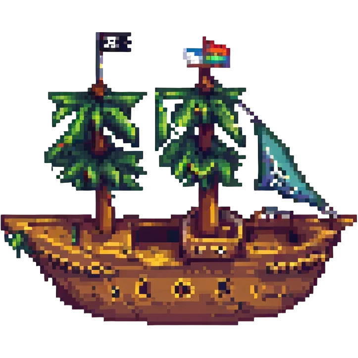pirate ship emoji