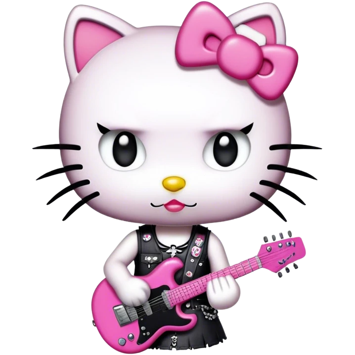 punk rock hello kitty  emoji