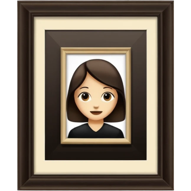 photograph in a picture frame emoji