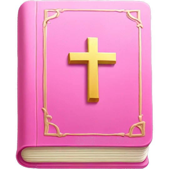 pink Holy Bible emoji