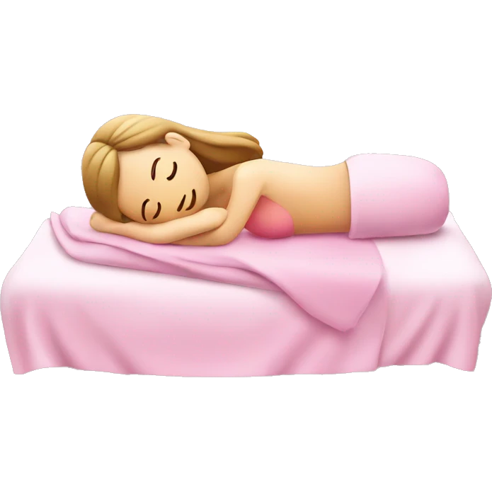 Massage relax pink emoji