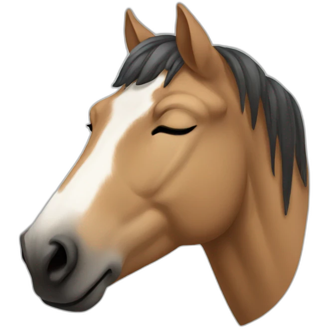 sleeping horse emoji