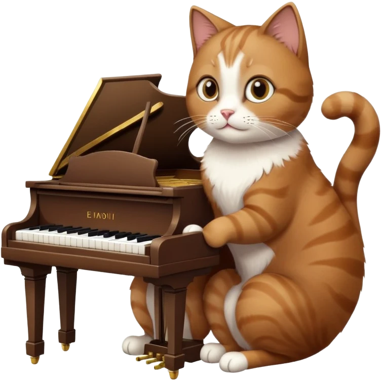 Cat play peano emoji