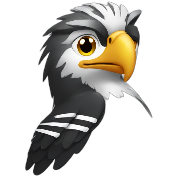 Eagle with Beşiktaş emoji