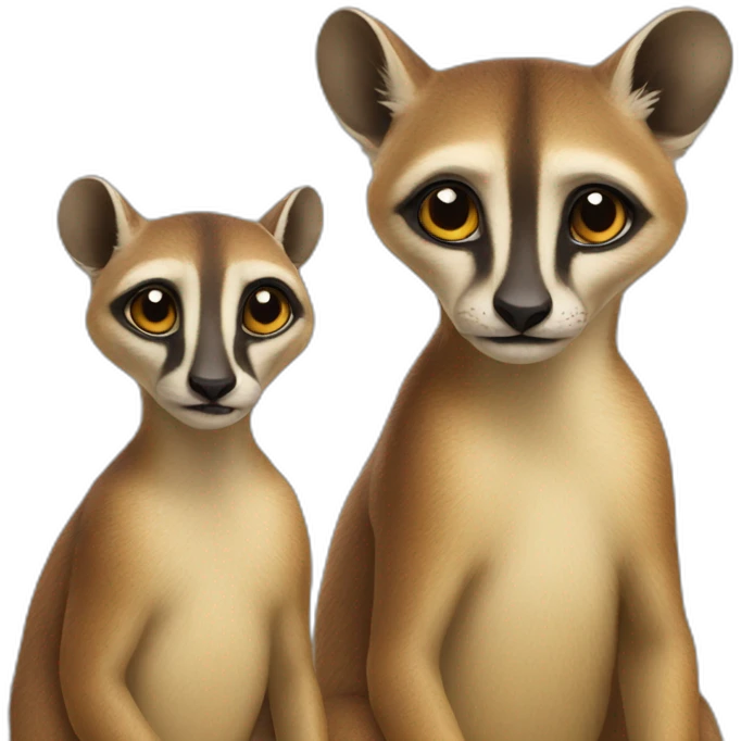 Paresseux et suricate emoji