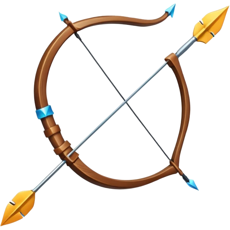 bow and Arrow water 
 emoji