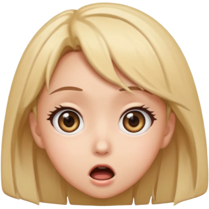 mind blown emoji as an anime girl emoji