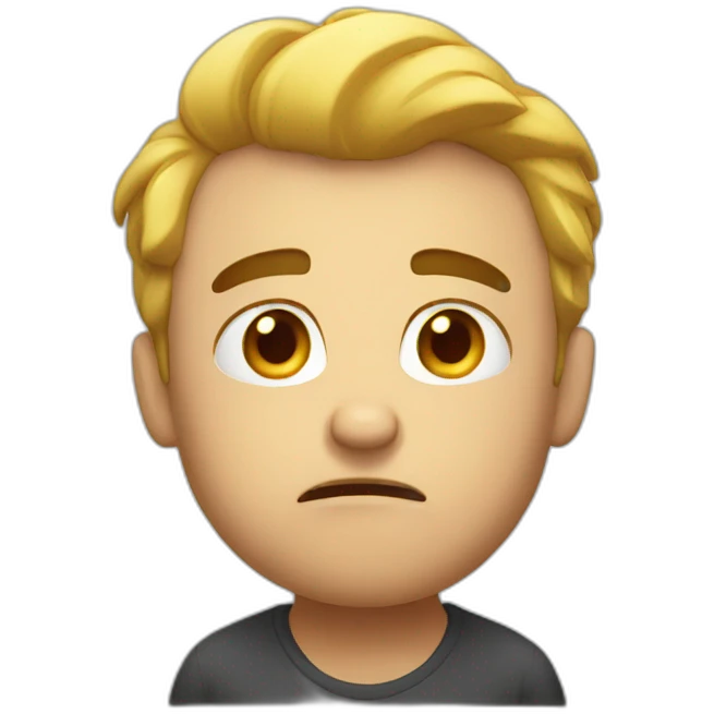 Frustrated  emoji