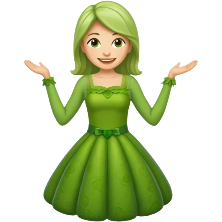 zucchini woman emoji