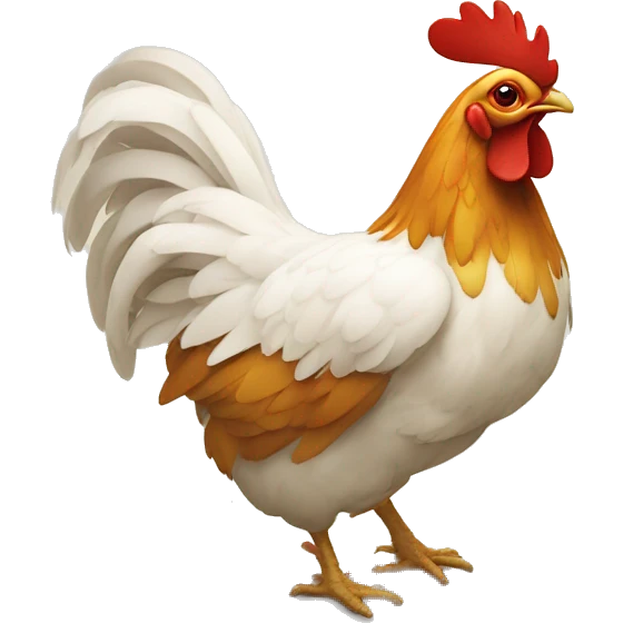 Poulet qui boit de la bière  emoji