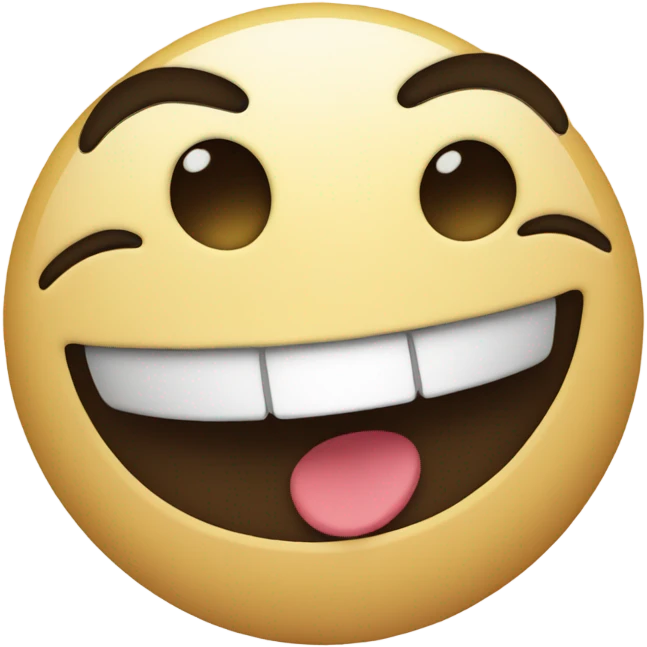 Emoji Face with a stars emoji instead of eyes emoji