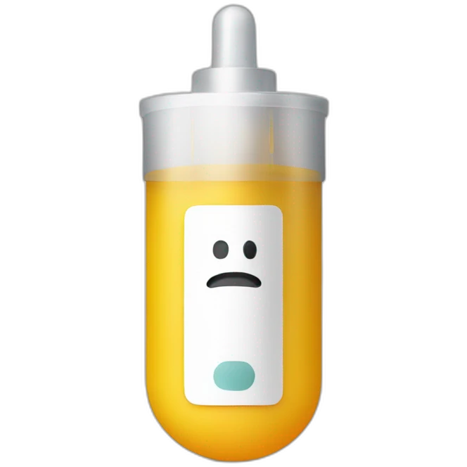 Positive Covid test cartridge emoji