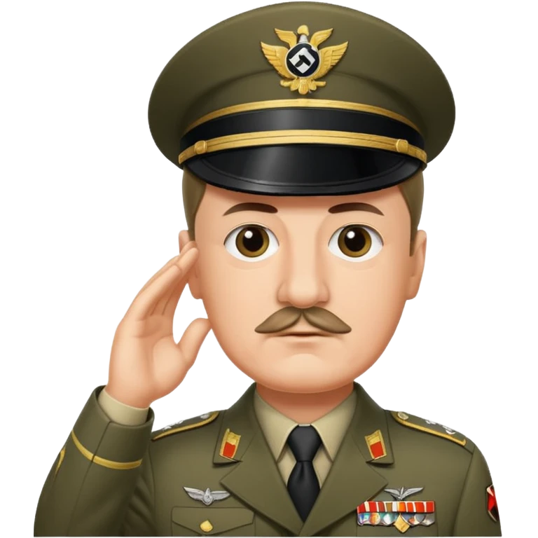 Hitler saluting emoji