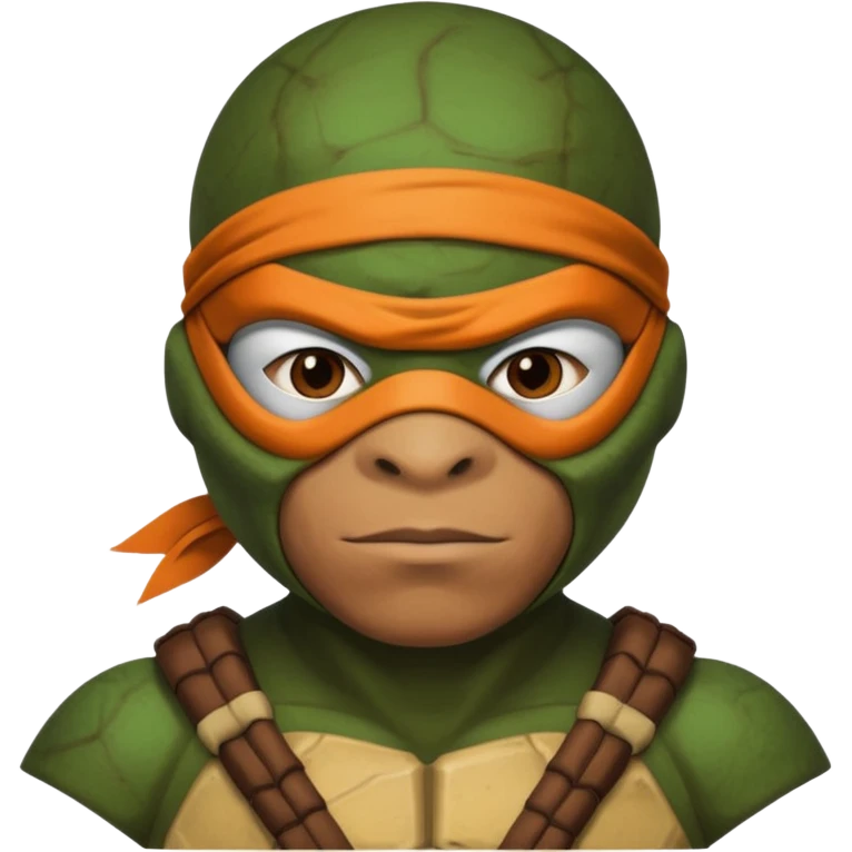 Mbappe with Ninja Turtles mask emoji