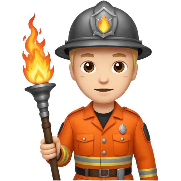 guard holding torches emoji