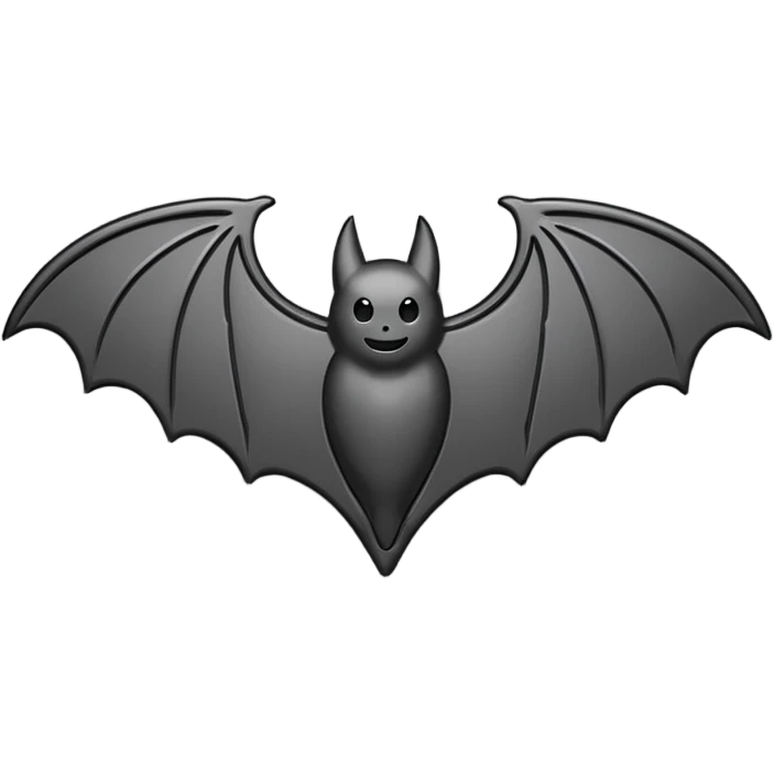 Make a emoji of bat logo pro level  emoji