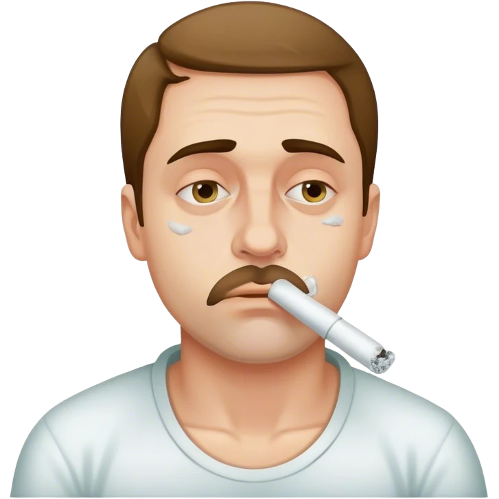 Man doing coke emoji