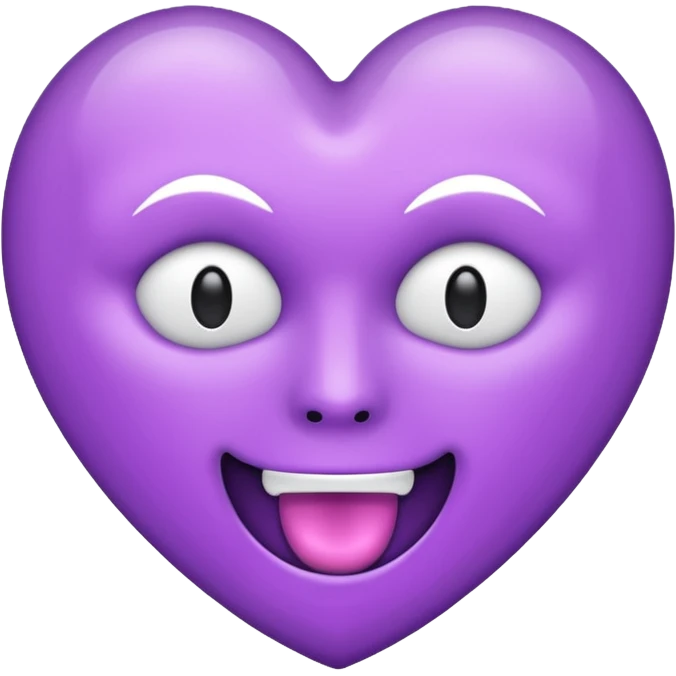 Light purple heart emoji with a Ghostface face emoji