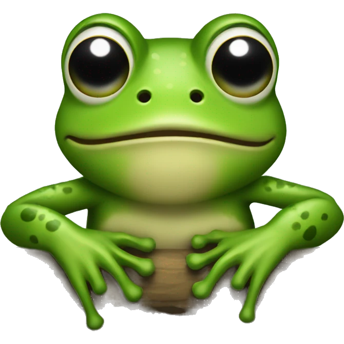 task completed frog emoji