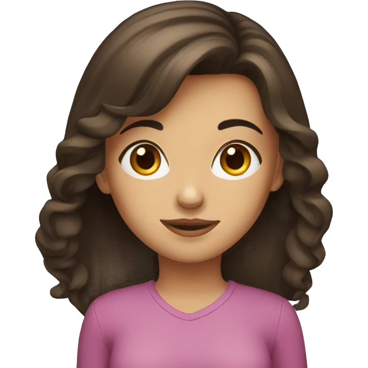 brunet girl emoji