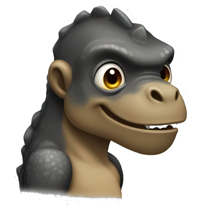 Half dino half monkey  emoji