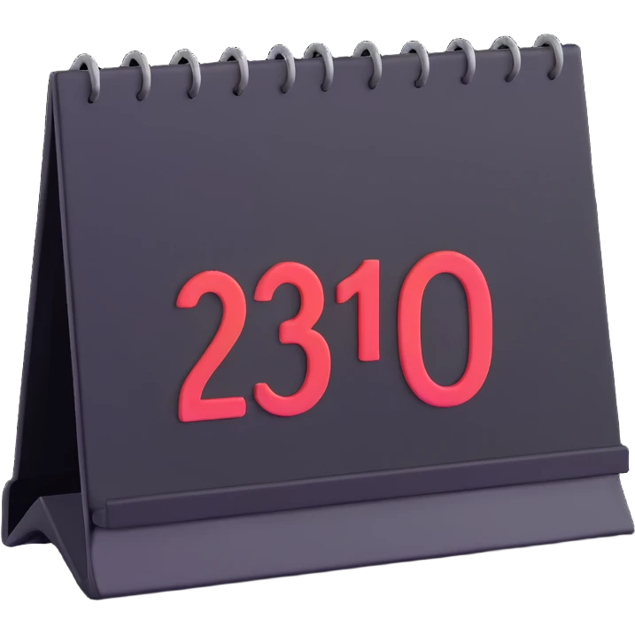 desk calendar emoji