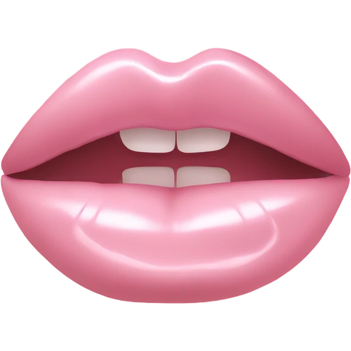 Lip gloss baby pink emoji