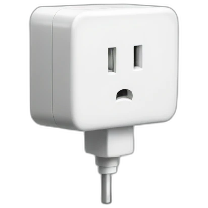 3 prong plug angled view emoji