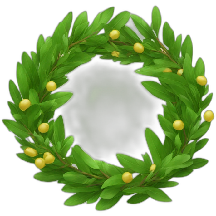 wreath of laurel emoji
