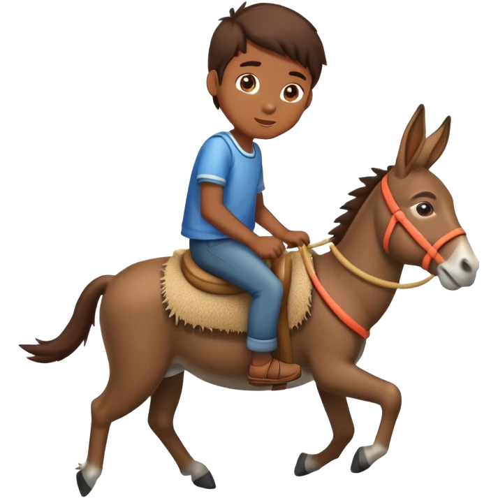 boy donkey emoji