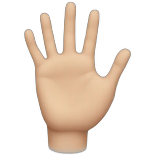 a Hand  emoji