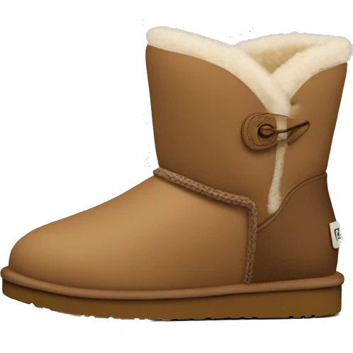 ugg boot minis emoji