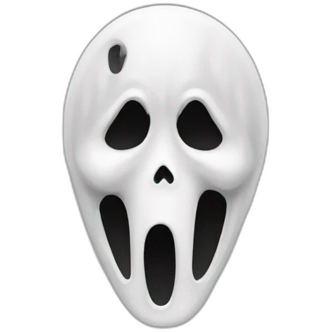 Ghostface Scary movie emoji