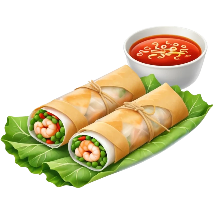 make it look like an Asian spring roll, not a burrito! (please) :) emoji