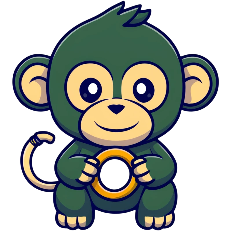 monkey with a ring emoji
