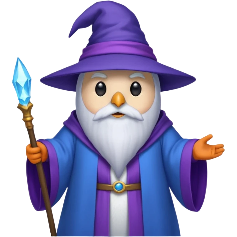 Penguin Wizard emoji