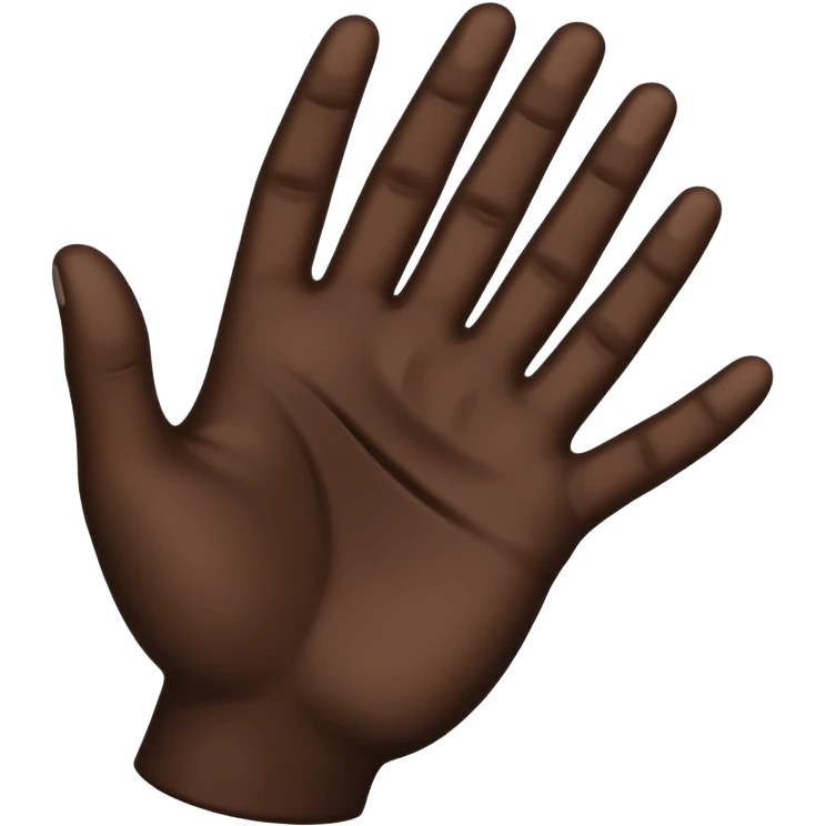 black hand shows class emoji