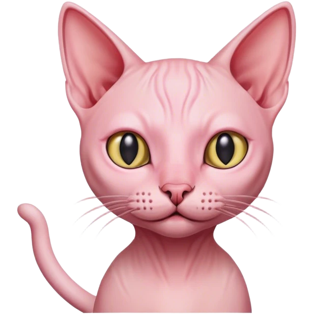 Hairless cat emoji